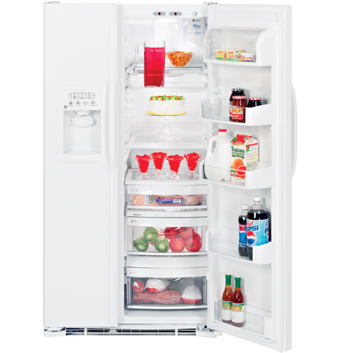 My new GE GSC23LGRDWW frige from Sears Outlet in Corona 8/4/2006
