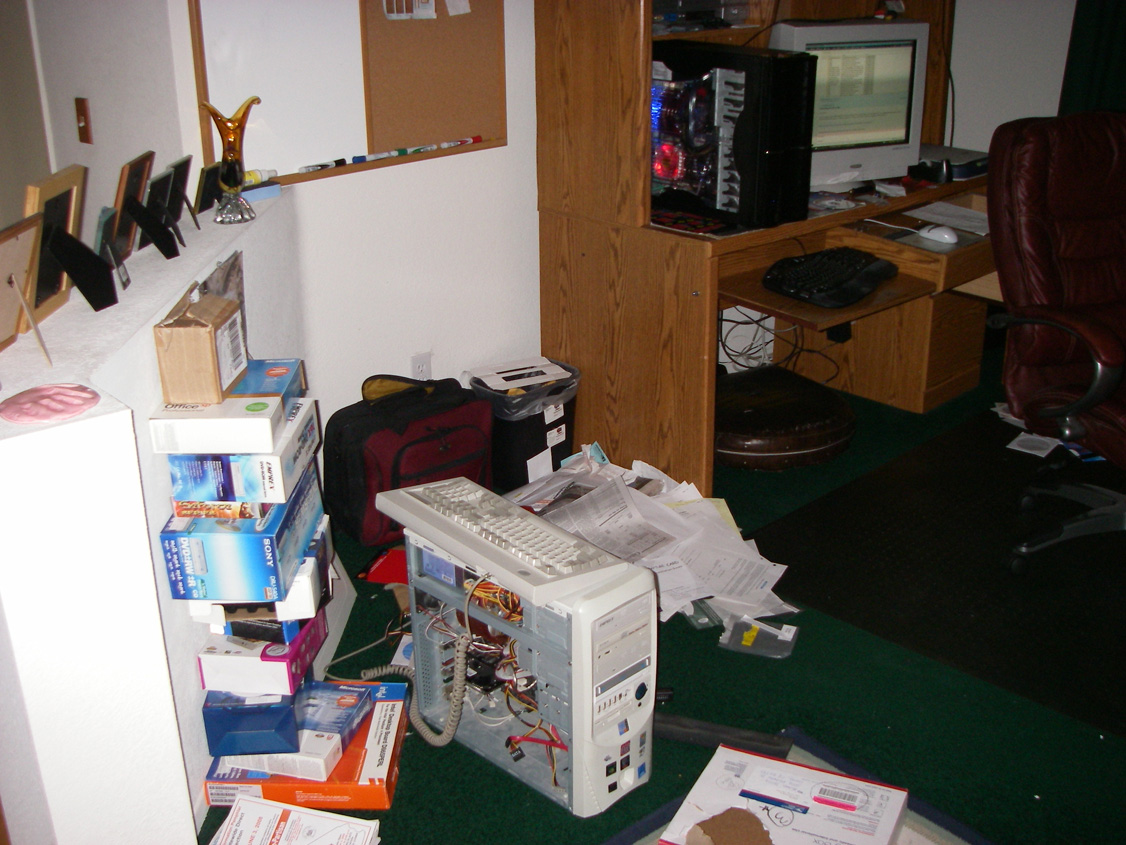 Moving out the old computer for the new with 1.5 TB in 2 hard drives 5/19/2008