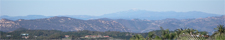 Santiago Peak (Old Saddleback) as seen from Cole Grade Road in San Diego County 2/10/2009.