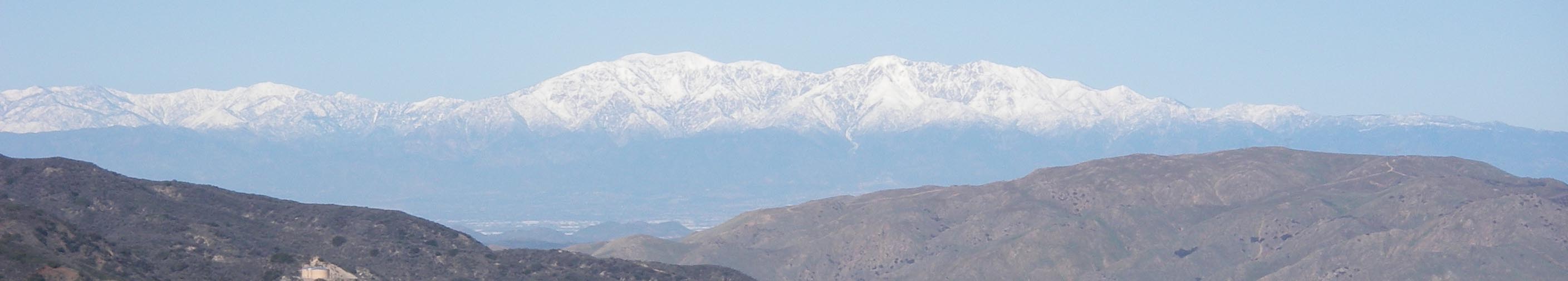 San Gabriel Mountains seen from Ortega Highway 2/19/2009