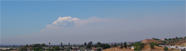 Station fire in the Angeles National Forest as seen from the N-15 to W-91 flyway 8/31/2009. 