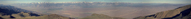 The whole 180 mile crest of the Eastern Sierra Nevada as seen from the White Mountains summer 1993