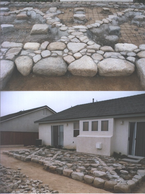 Breakwall Patio project phase IV, 5/2001