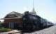 Steam locomotive chugs through Perris CA, 4/30/2007