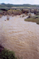 San Jacinto River flowing into Lake Elsinore under the 15 freeway, Jan 2005