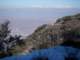 Looking east to the San Bernardino Mountains from the Santa Ana mountains 12/20/2008