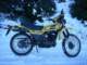 My 1978 DT400 in the snow near Ortega Highway 12/20/2008
