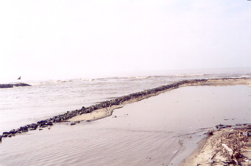 Mouth of the Santa Ana River wet year 2005