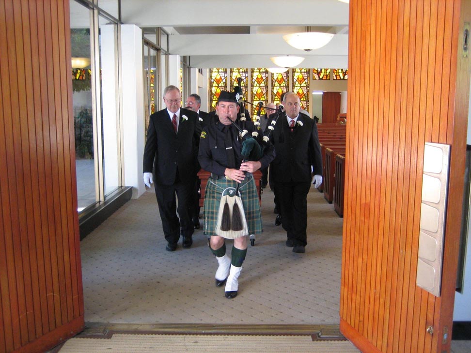 Uncle Tony funeral, that's me on the right 4/12/2008