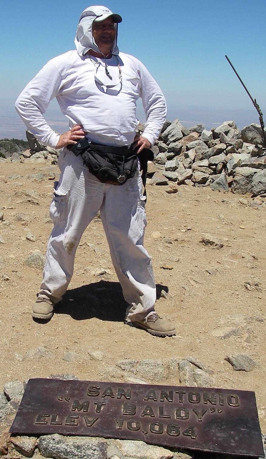 Mike Dufish sumited Mt. Baldy 7/13/2015