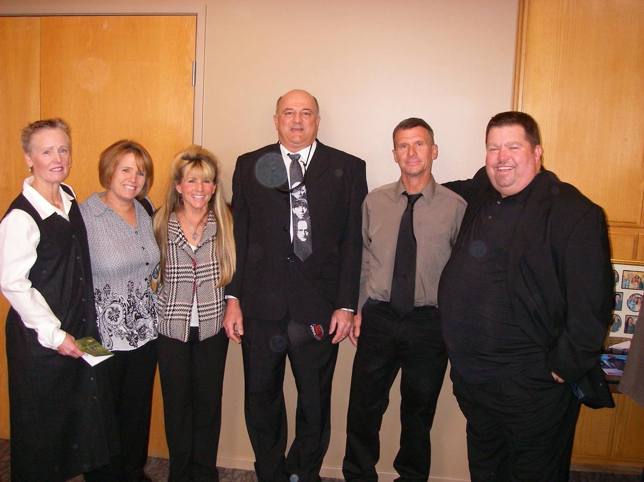 Hanging out with the Nultys and Bobby Nichols at the Jim Maberry funeral 2/8/2014