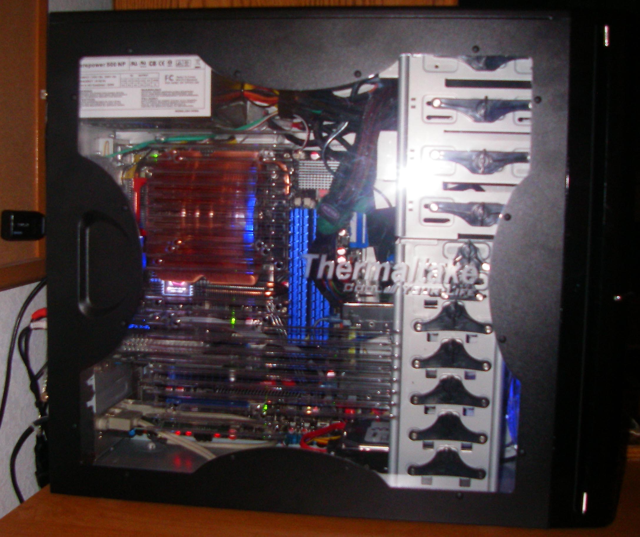 Rampage Extreme up and running with cover on 1/13/2010