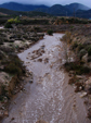 Indian Canyon Wash flows after rainstorms 12/22/2010