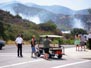 Fire in the forest behind my neighborhood 7/6/2011