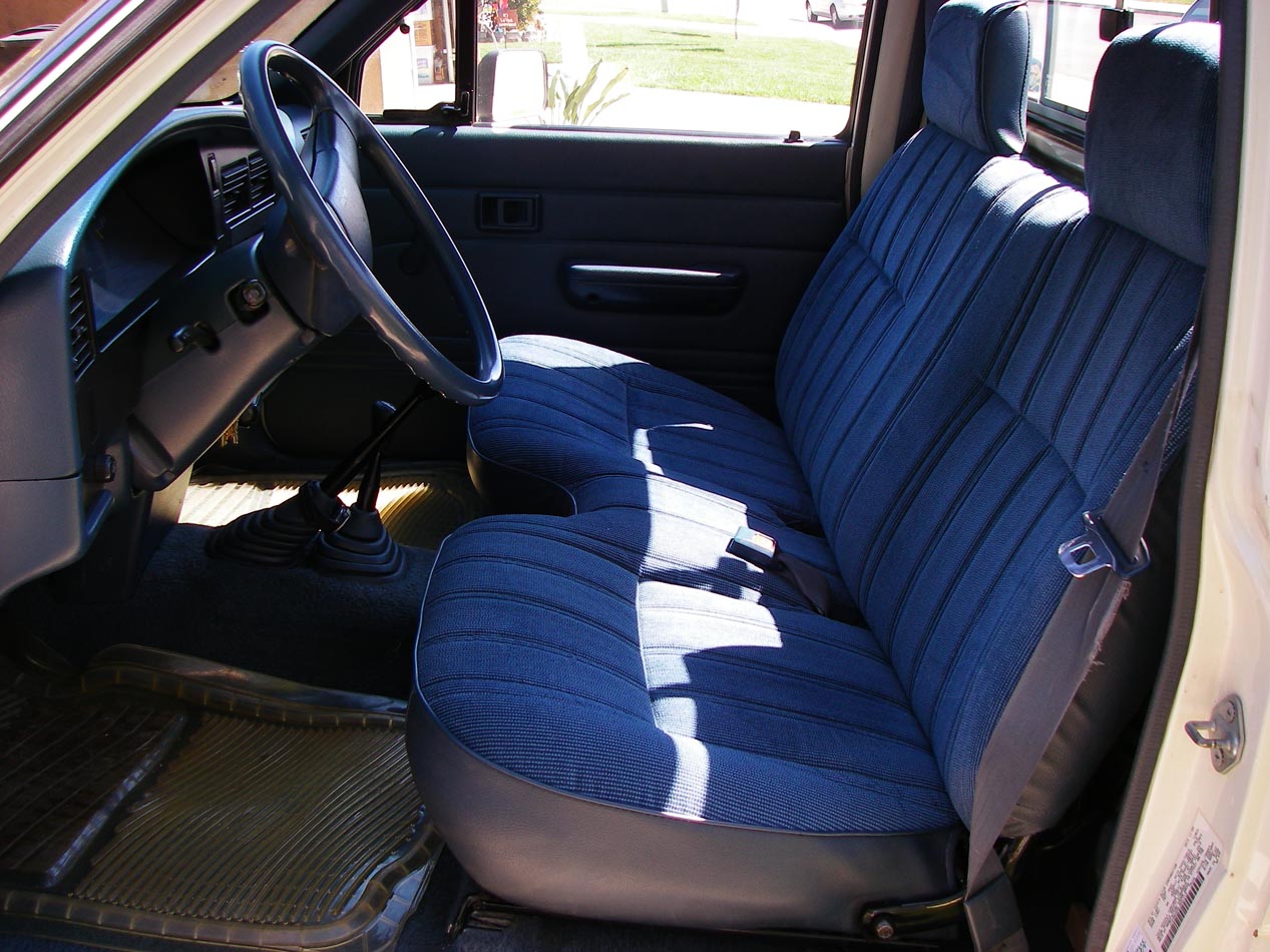 My truck seat after being reupholsterd 3/7/2012