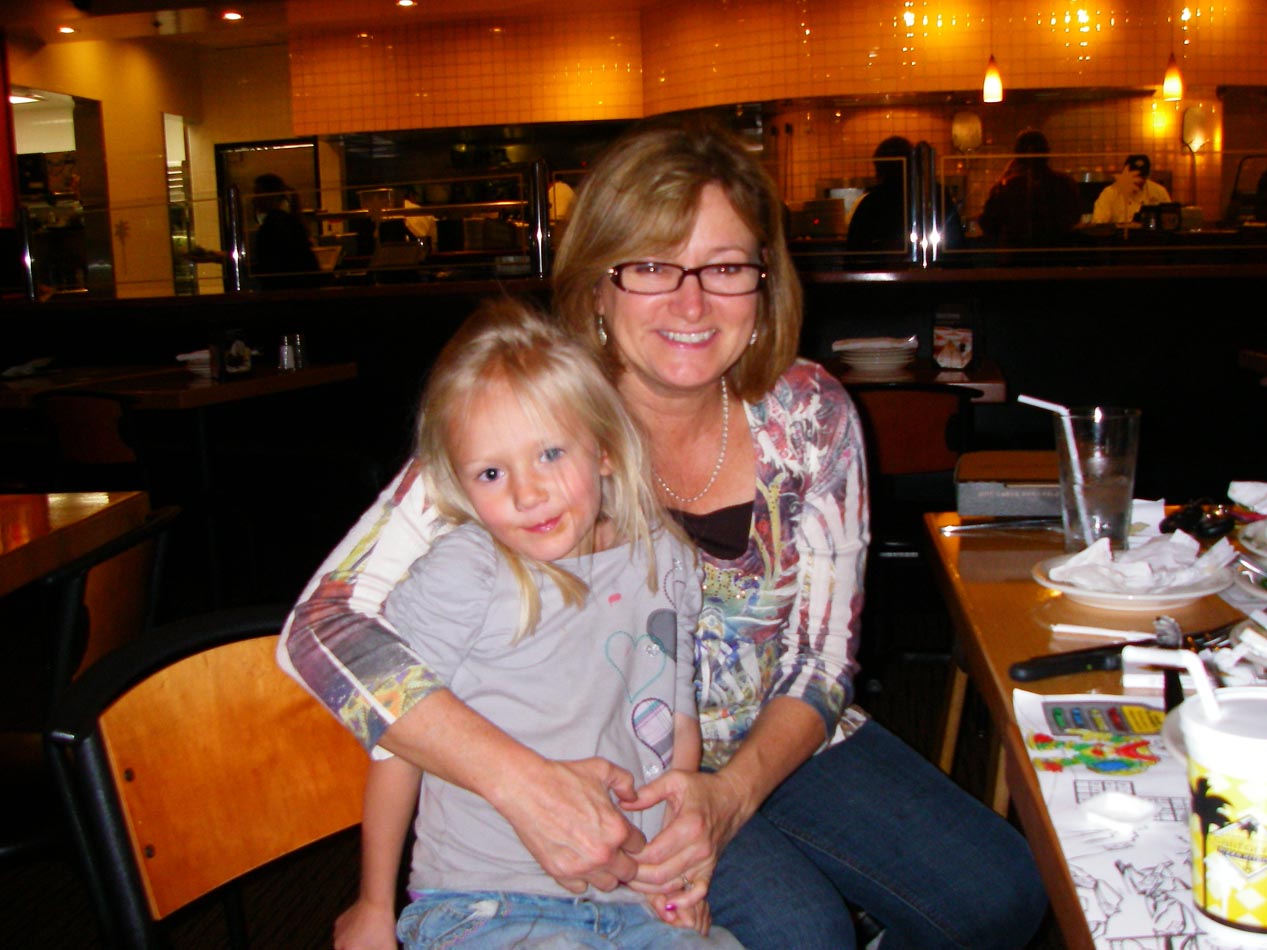 My little sister Tracie with her granddaughter Tathena 3/14/2012