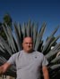Me standing next to my agave to show how tall it is 4/10/2012