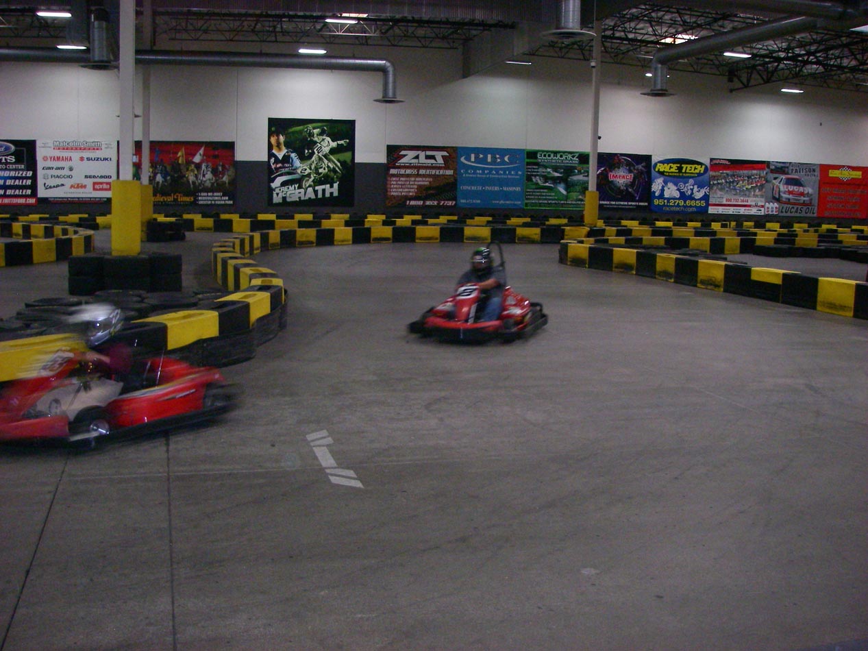 Carting at Pole Position in Corona 11/29/2013