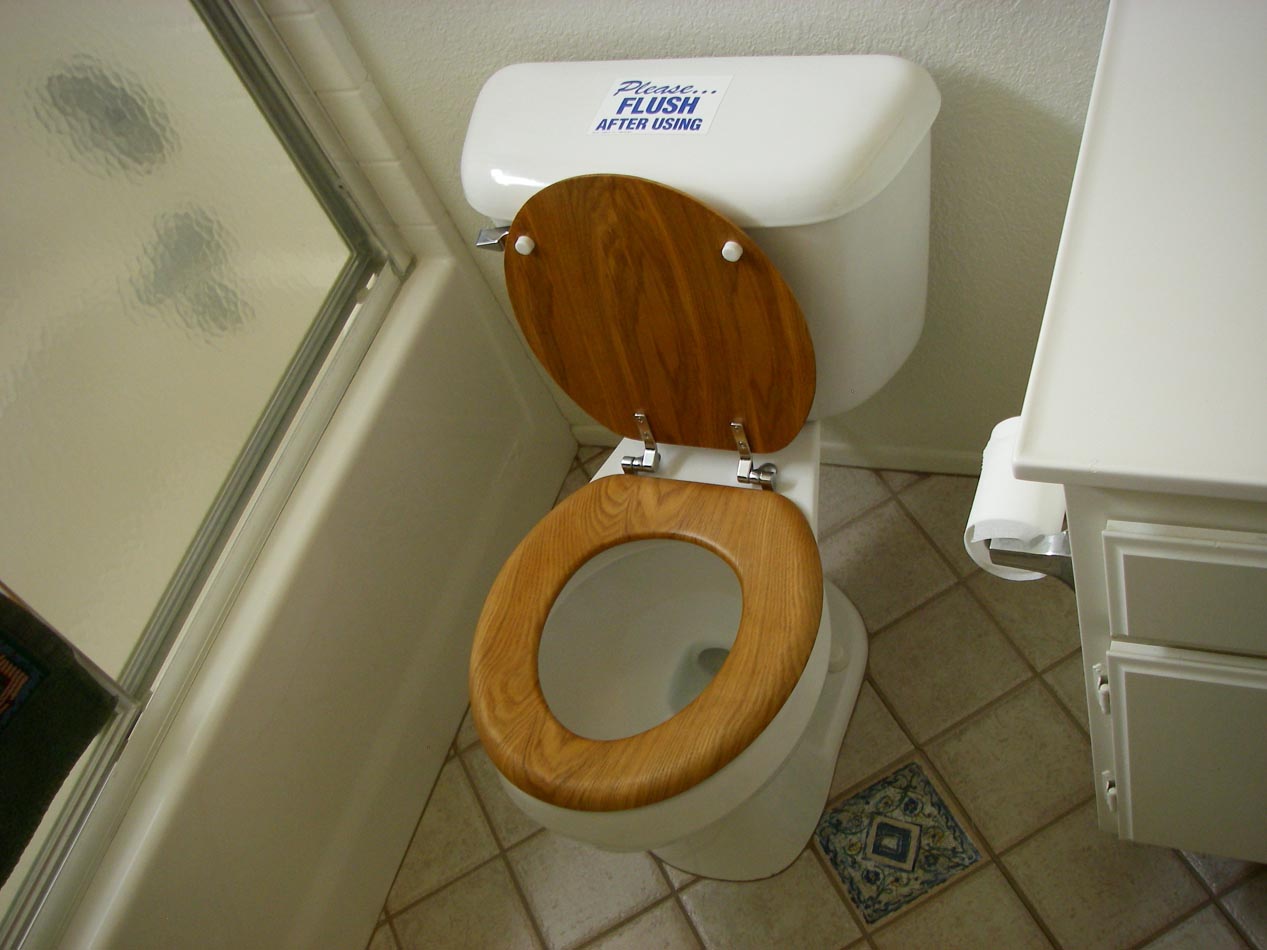 New oak toilet seats 12/17/2013