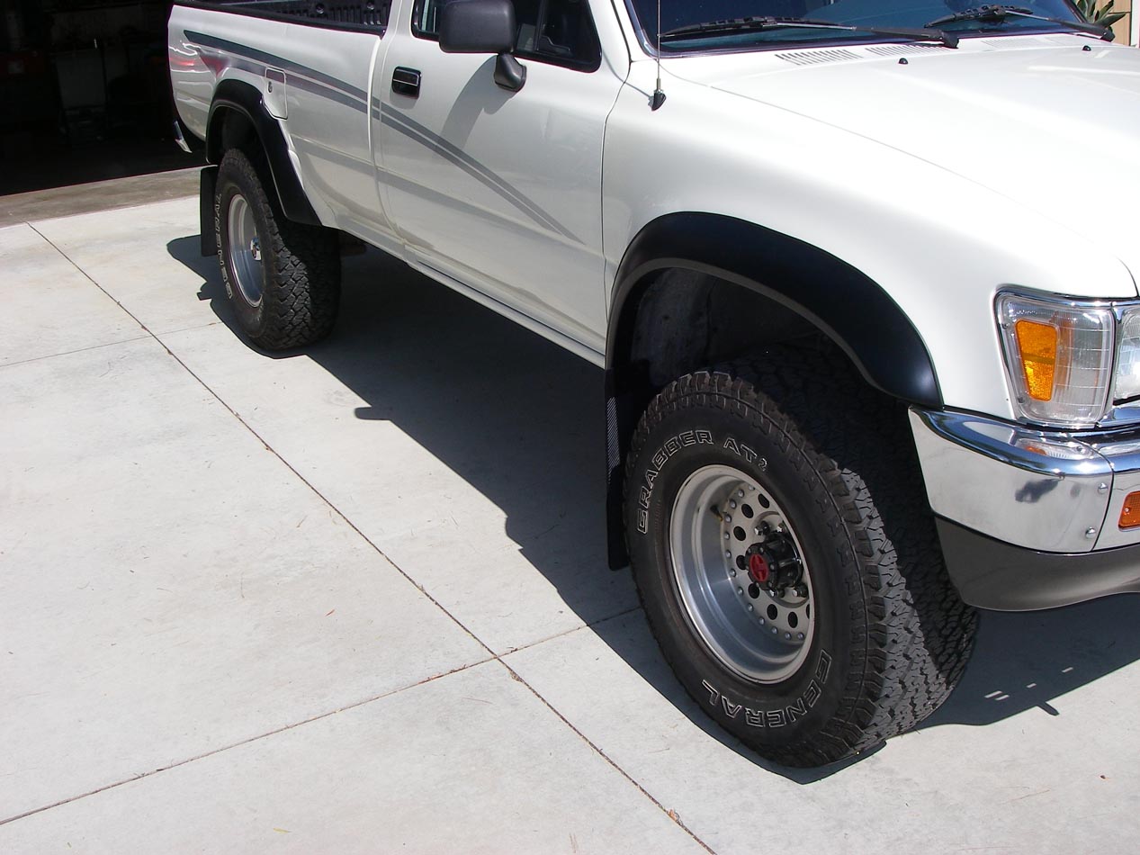 Installed Bushwacker fender extentions 1/29/2014