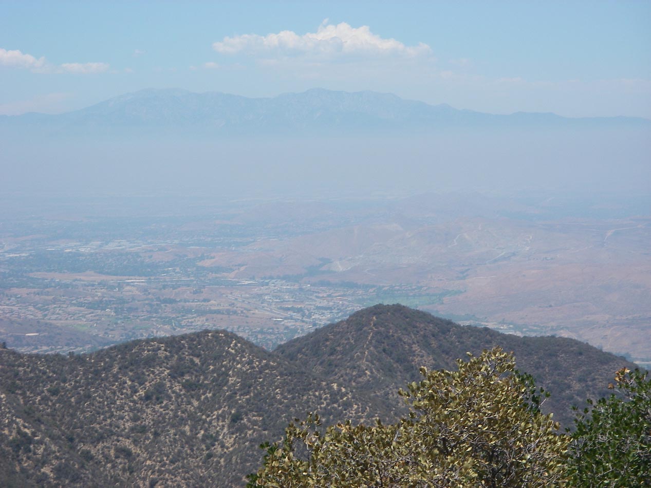 San Gabriel Mountains as seen from Indian Truck Trail 7/5/2015