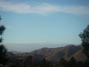 Thick marine layer and mountain tops as seen from my backyard fence 10/31/2016