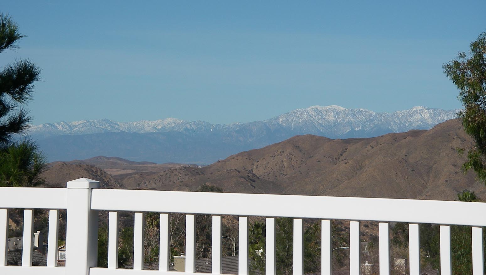 Finally snow in the San Gabriels 12/27/2016
