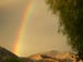 Rain coming over Holy Fire burn area as seen from my driveway 12/5/2018