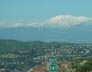 Mt. Baldy from through the windshield along the 241 toll road 2/7/2019