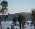 Early morning light hitting the wildflower fields of Mt. Estelle with fog river flowing through Temescal Valley 3/24/2019