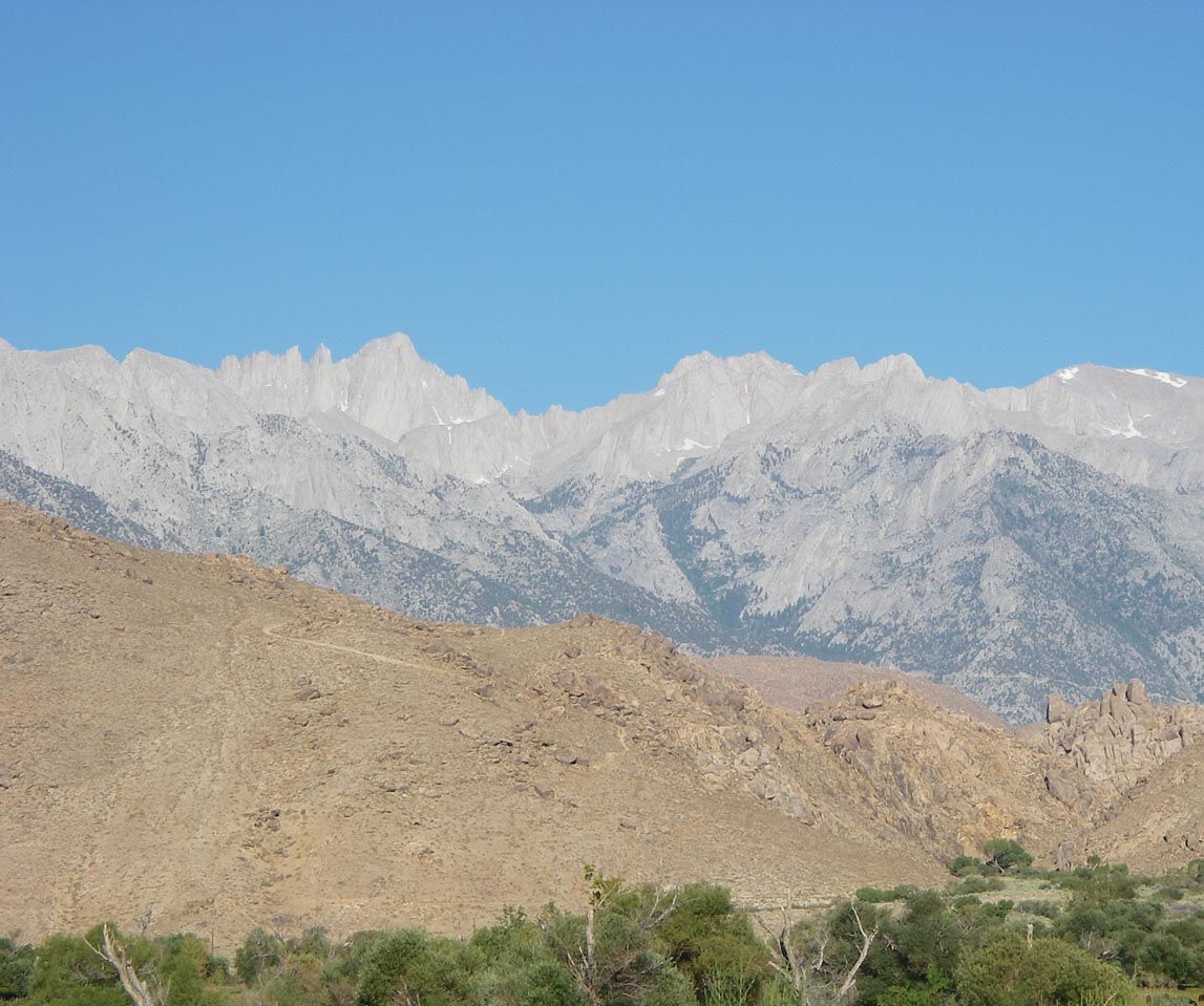 Mt. Whitney as seen from US 395 8/12/2019