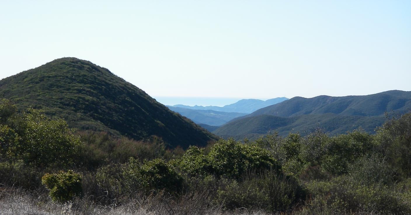 First view of the ocean as you reach Four Corners