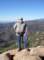 Mike Dufish at the top of Sitton Peak 1/3/2013