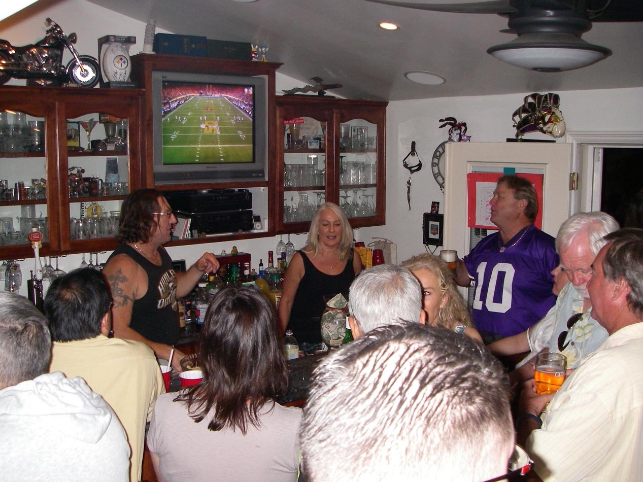 Superbowl 50 party at Wolfie's house 2/7/2016