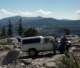 Tim L. and Mike Dufish four wheelin' the Western Sierra Summer 1985 