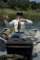 Mike Dufish nails a two pound bass from Lake Cachuma 4/1992